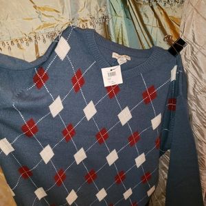 Men's Argyle Sweater